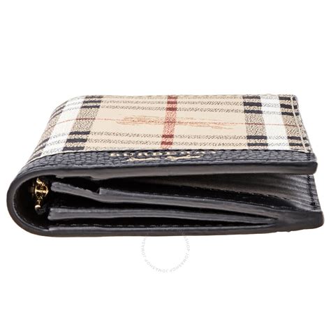 burberry quilted long wallet|Burberry haymarket wallet.